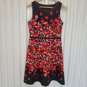 JACOB | Sleeveless Floral Print Dress